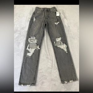 And Now This women The 90's Jean high rise vitange loose fit gray jeans size 24